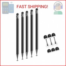 Bopomofo Stylus 5 Pcs ,2-in-1 Stylus Pen for Touchscreen, High Precision and Se