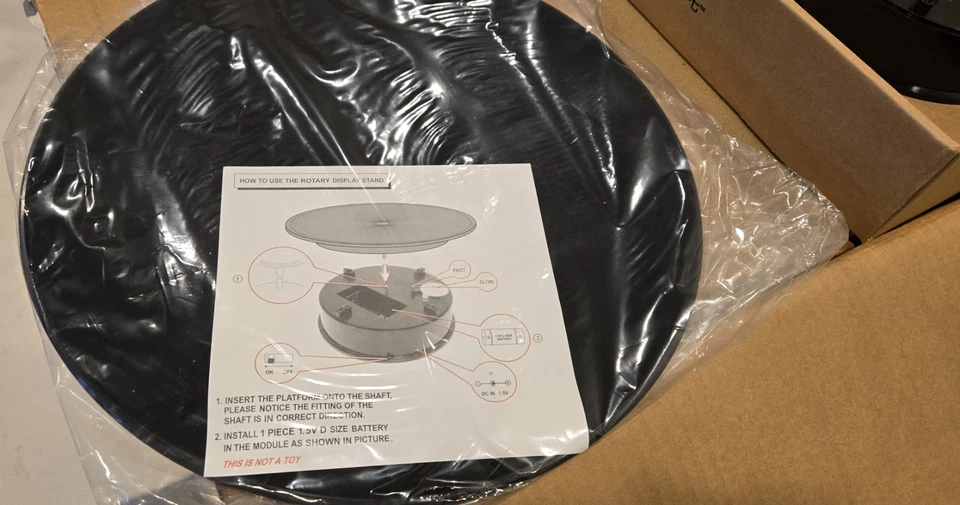 Autoart 1/18 Scale Rotary Display Stand 12.2 Inch/31cm Wide Large Suade Style - Image 3 of 4