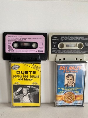 BILL HALEY - BEST OF + JERRY LEE LEWIS - DUETTS Musik Cassetten 50ziger 60ziger