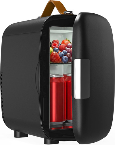 Mini Fridge Cosmetic Skincare 4L Portable Cooler Warmer AC DC Car Home Bedroom