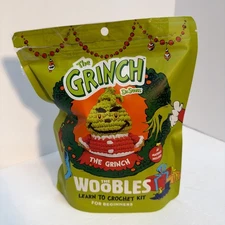Dr. Seuss THE GRINCH Woobles Learn To Crotchet Kit For Beginners (Damaged Bag)