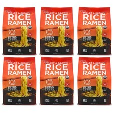 Lotus Foods Organic Millet  Brown Rice Ramen Gluten Free Rice Ramen Whole Grain