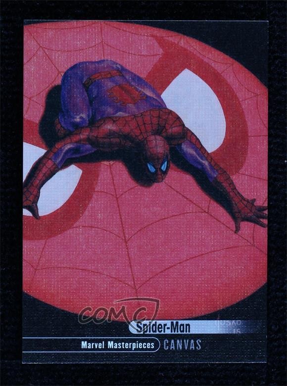2016 Upper Deck Marvel Masterpieces Canvas High Series Spider-Man #91 0kg8