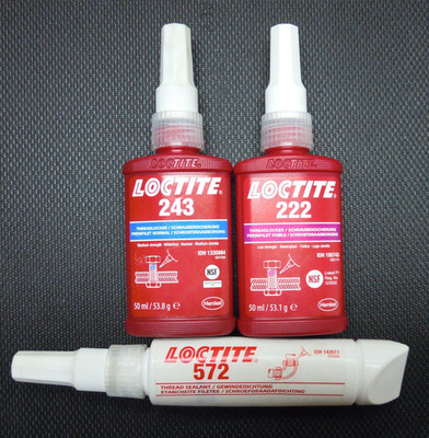 Loctite 222, 243, 572