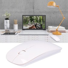Wireless Mouse Smart Slim Portable 2.4G Cordless Mouse with USB Receiver