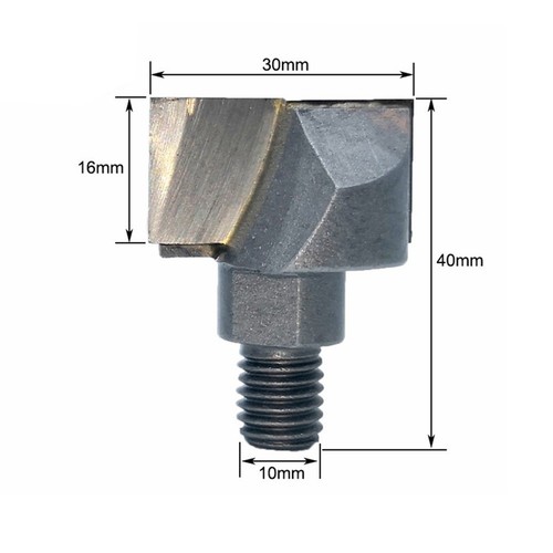 Bodenfr?ser Wolfram Stahl Legierung 1 St??ck 10 mm Fittinge Teile Ersatz - Bild 2 von 30
