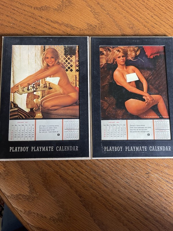 1969-1971 Playboy Playmate Calendars Jill Taylor, Connie Kreski