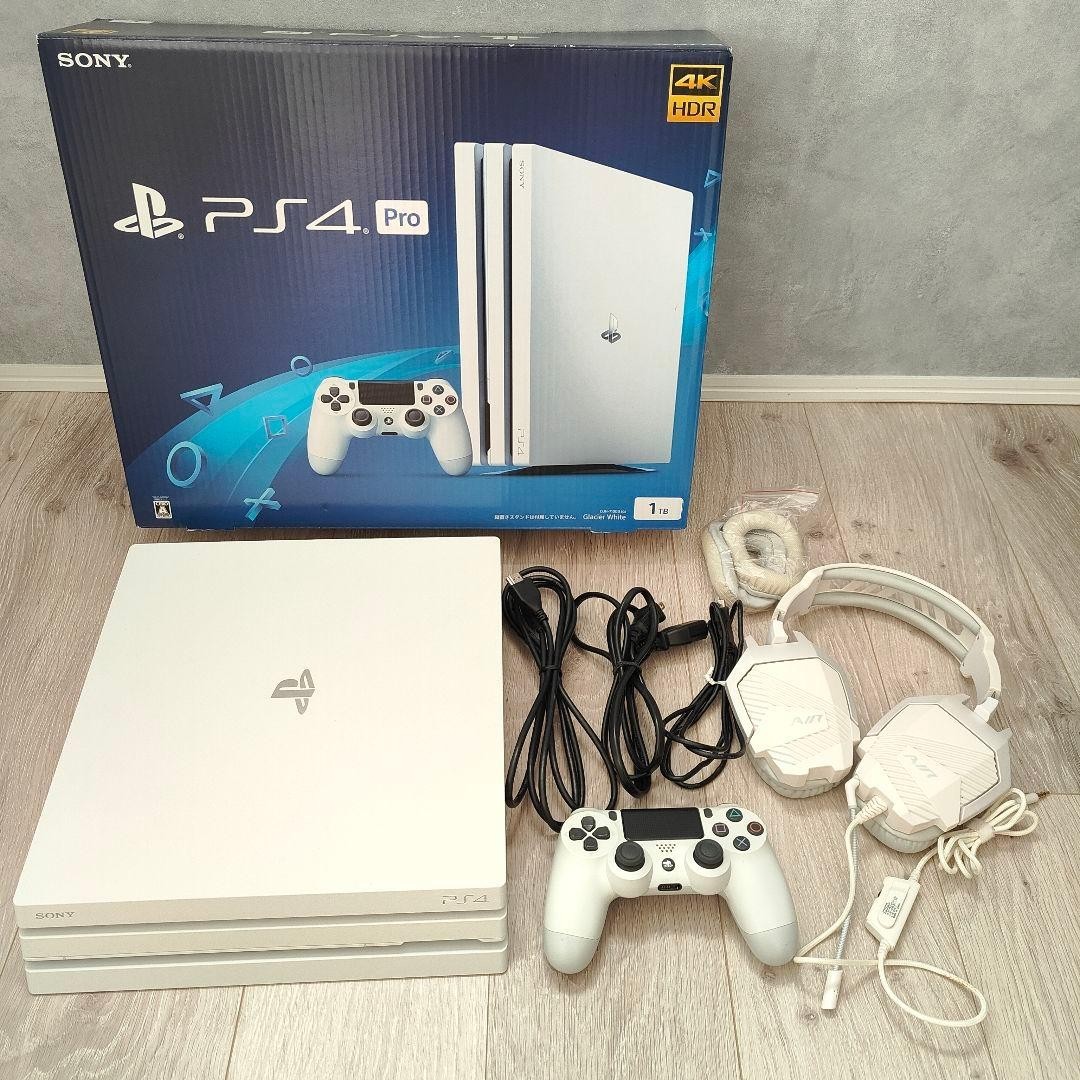 Sony PlayStation4 PS4 Pro CUH-7200BB02 Glacier White 1TB Japan ver