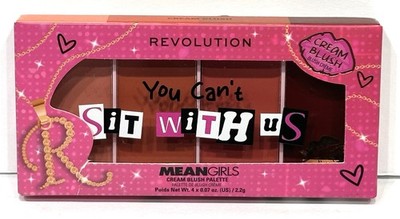 Makeup Revolution You Can't Sit With Us Mean Girls Cream Blush Palette, NEW