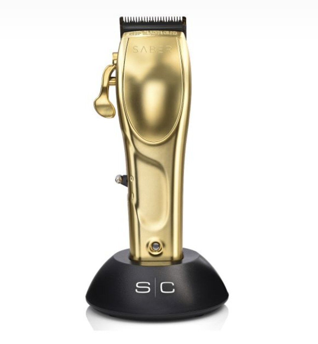 StyleCraft S|C Saber Digital Brushless Motor Cordless Metal Clipper - Gold - SC6