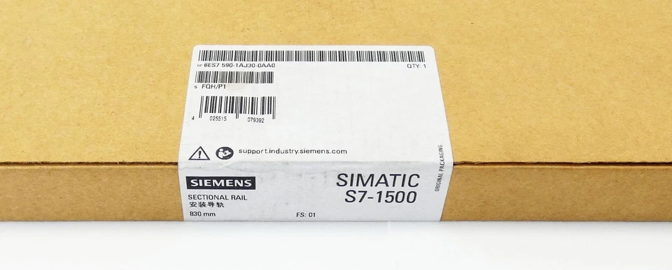 Новая монтажная рейка Siemens 6ES7590-1AJ30-0AA0 6ES7 590-1AJ30-0AA0 S7-1500 32,7 дюйма - Изображение 4 из 4
