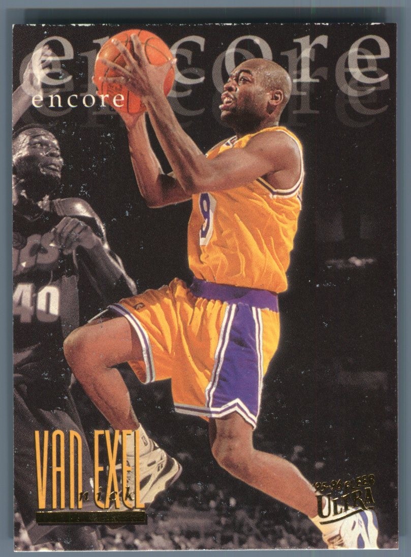 1995-96 Ultra Los Angeles Lakers Nick Van Exel #344