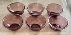 Lot Of 6 - Pyrex Corning 322 Cranberry 1L Glass Mixing Bowl Cookware USA