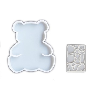 Bear Silicone Fondant Molds Cake Decoration Tool Bear Clay Mould