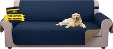 Reversible Sofa Cover Couch Cover for Dogs with Elastic Straps Water Resistant F