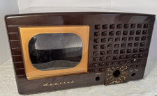 VTG 1940s Admiral TV Model 19A11-SN 7” Portable Bakelite Case ONLY -Parts RARE