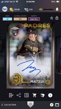 2024 Topps Bunt Chrome YUKI MATSUI (RC) Refractor Sig - Digital Card