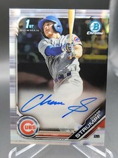 2019 Bowman Chrome Draft Chase Strumpf 1st Prospect Autograph Auto Cubs 