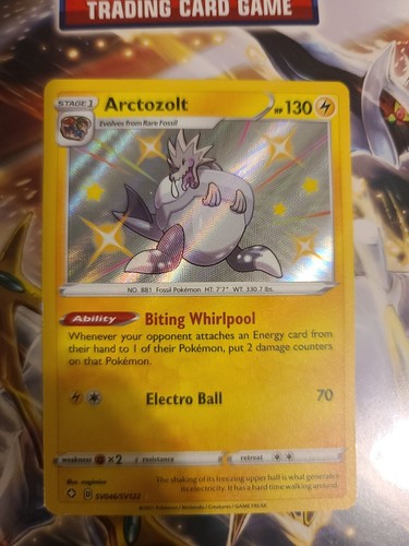Pokémon TCG Arctozolt Shining Fates SV046/SV122 Holo Shiny Holo Rare - Bild 1 von 4
