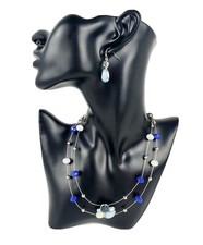 SET EARRING  BEADED FASHION NECKLACE