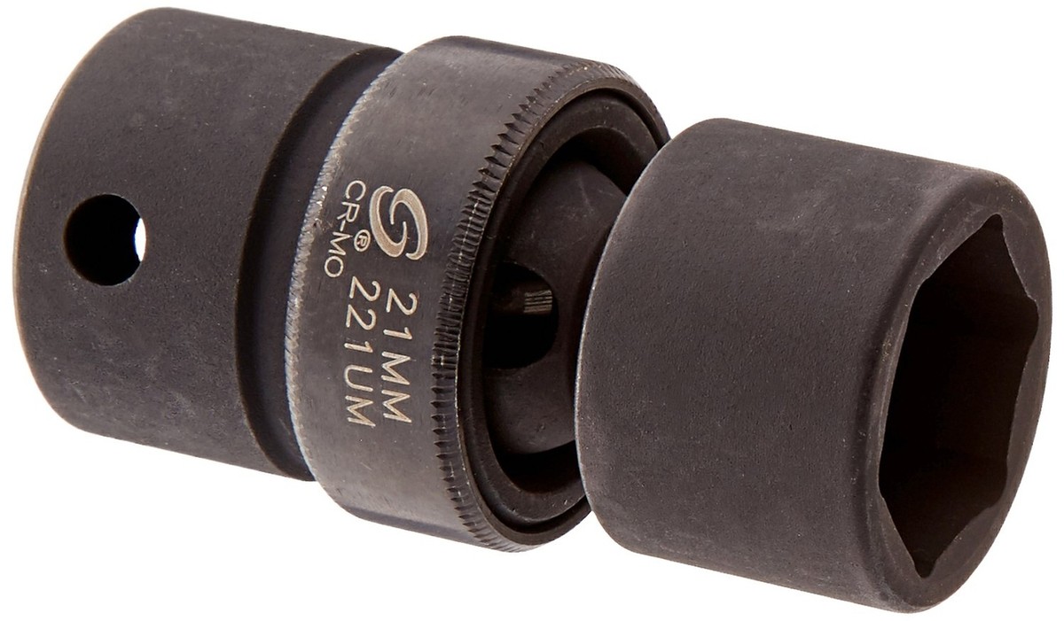 Sunex 1/2" Antrieb 21mm Universalschlag-Stecknuss – Aus Chrom-Molybdän-Stahl