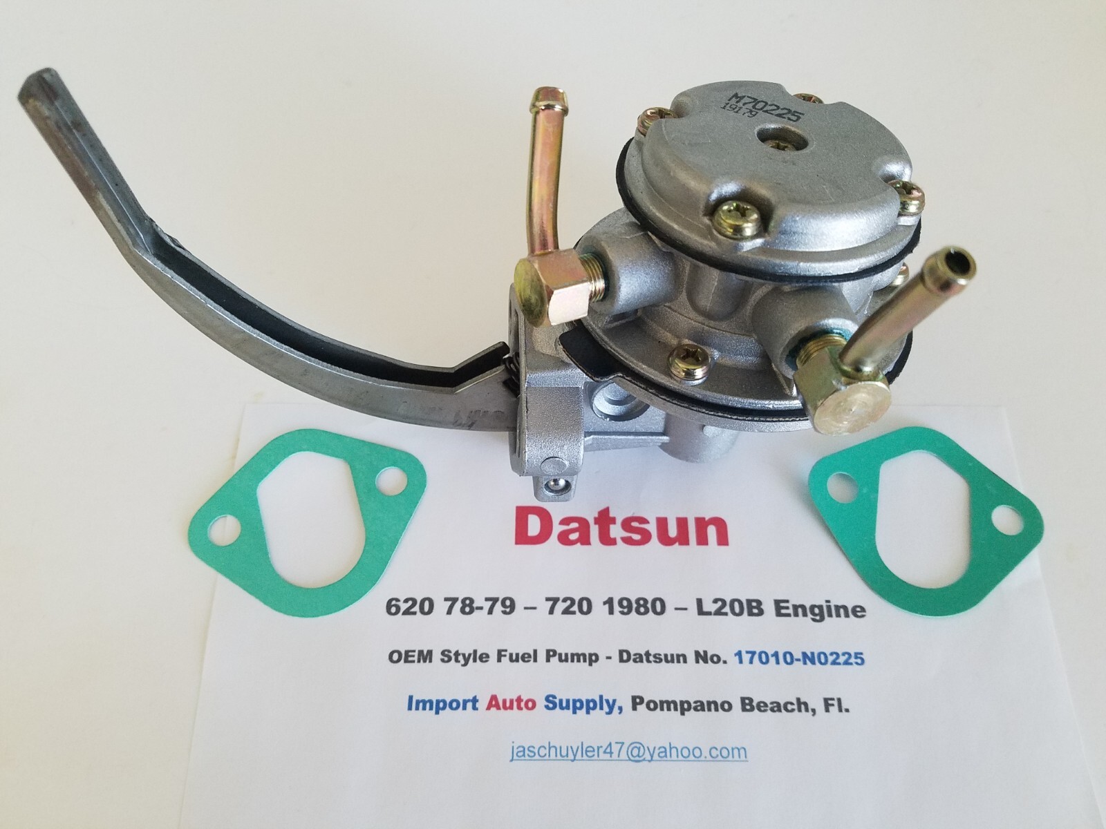 New Original Style Fuel Pump fits Datsun L20B 620 7879 & 720 1980