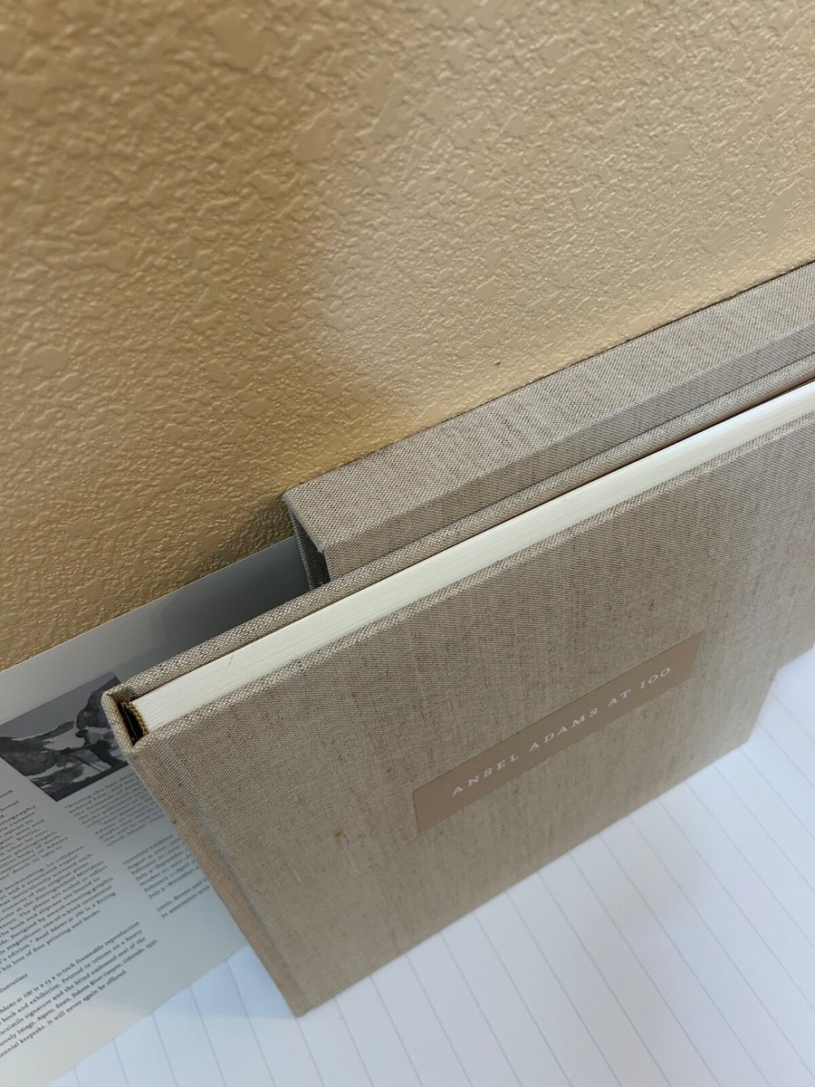 Ansel Adams at 100 Photography Art Book in Slipcase, like new MOMA