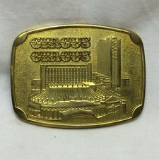 Las Vegas Souvenir Belt Buckle Circus Circus Metal