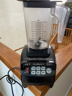 JTC Omniblend V Kitchen Blender Powerful Commercial Bar 2L Like Vitamix