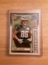 Johnny Wilson *RC* 2024 Donruss *Rated Rookie Throwback* Card Eagles