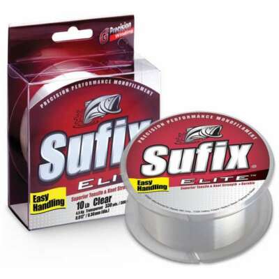 Sufix Elite Monofilament Fishing Line - 330 yd Spool - Choose Size - NEW!
