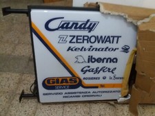 Insegna luminosa bifacciale al neon a bandiera elettrodomestici vari nuova NOS