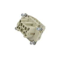 09360062701 Steckverbinder: Rechtwinklig Weiblich Han Ex Pin: 6 6+PE 16A Harting