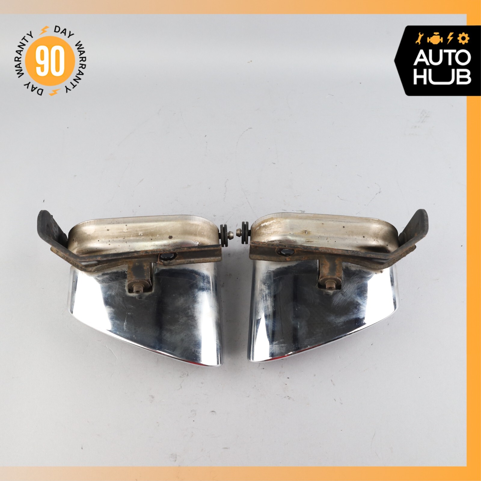 Bentley Continental Flying Spur Exhaust Muffler Tips Left & Right Set OEM 78k