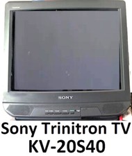 Sony Trinitron KV-20S40 Stereo Color CRT TV, Vintage Used