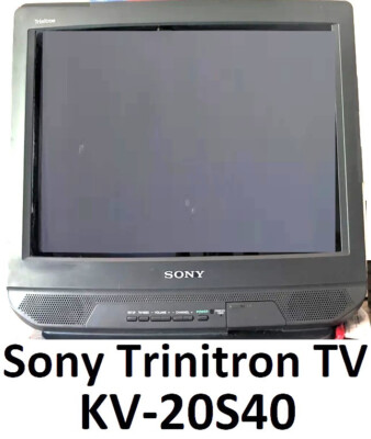 Sony Trinitron KV-20S40 Stereo Color CRT TV, Vintage Used | eBay