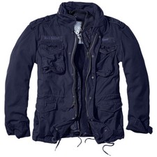 Brandit M65 Giant Mens Field Jacket Warm Police Coat Security Liner Parka Navy