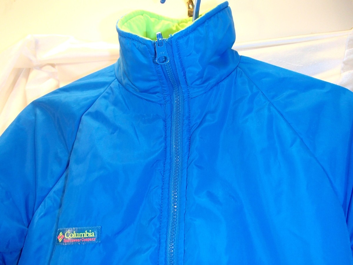 90s Columbia ジャケット 水色 90s Columbiaコロンビア Bugaboo マルチカラー 切り替え