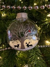 Hand crafted deer ornament
