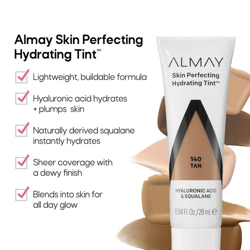 Almay Hydrating Liquid Foundation Dewy Finish160 Mahogany 0.94 fl oz. - Picture 3 of 9