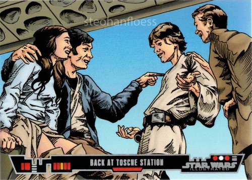 2013 Star Wars Illustrated A New Hope You Elige la tarjeta base Termina tu conjunto - Imagen 3 de 100