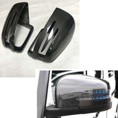 Carbon Fiber Mirror Cover For Benz G Class W463 2012-18 G500 G63 Replacement A