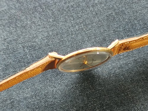 LUCH USSR Vintage AU CCCР ultra slim watch Gold Plated Men's DressStyl - Picture 19 of 24