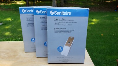   Sanitaire Precision Upright 4 Vacuum Bags Plus Bonus Motor Filter SP 205