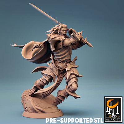 Lich Wight With Sword Miniature D&D DnD Pathfinder RPG