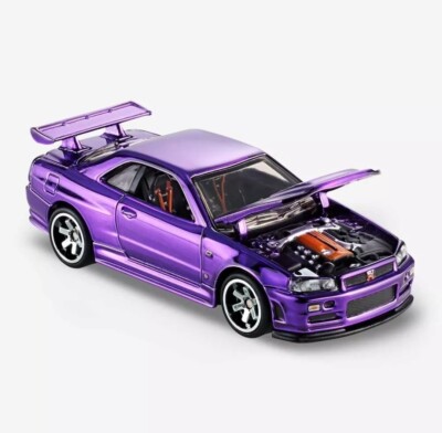 Hot Wheels RLC Nissan Skyline GT-R R34 Purple JDM 2020 Membership