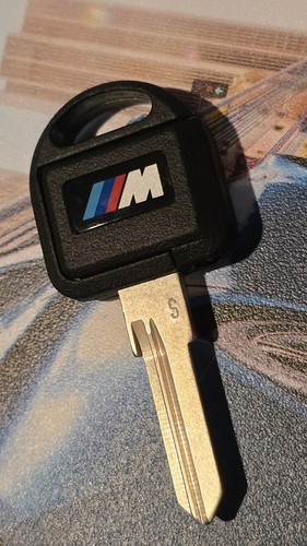 NEW GENUINE BMW M KEY BLANK UNCUT M1 E26 M3 E30 M5 E28 M6 M635CSI E24 SPORT 3 5 - Picture 2 of 7
