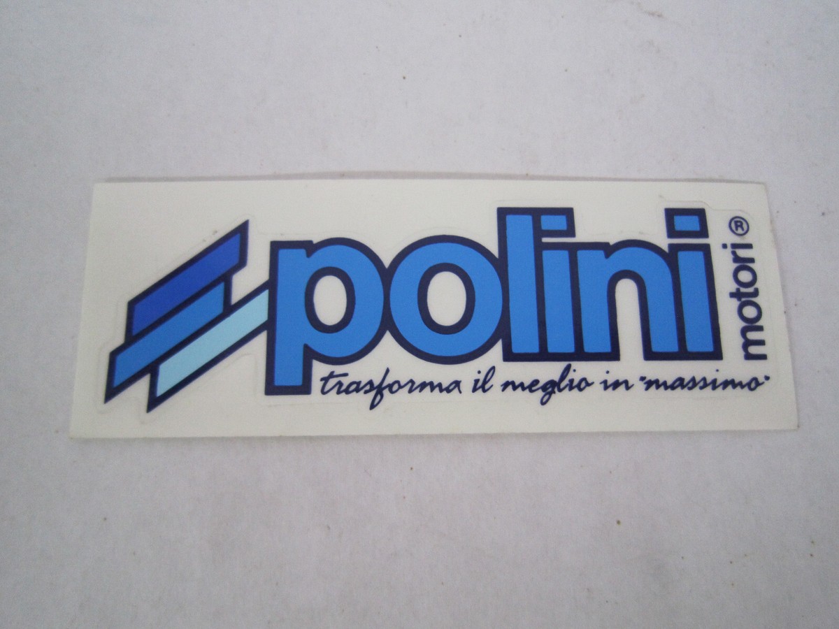 AUTOCOLLANT STICKERS VINTAGE POLINI MOTORI TRANSFORMA IL MEGLIO IN MASSIMO AUTOCOLLANT STICKERS VINTAGE POLINI MOTORI TRANSFORMA IL MEGLIO IN MASSIMO
