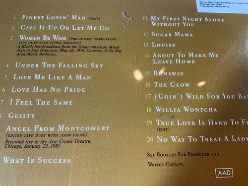 W10-90 BONNIE RAITT Collection - 1990 - 926242-2 - Picture 3 of 7