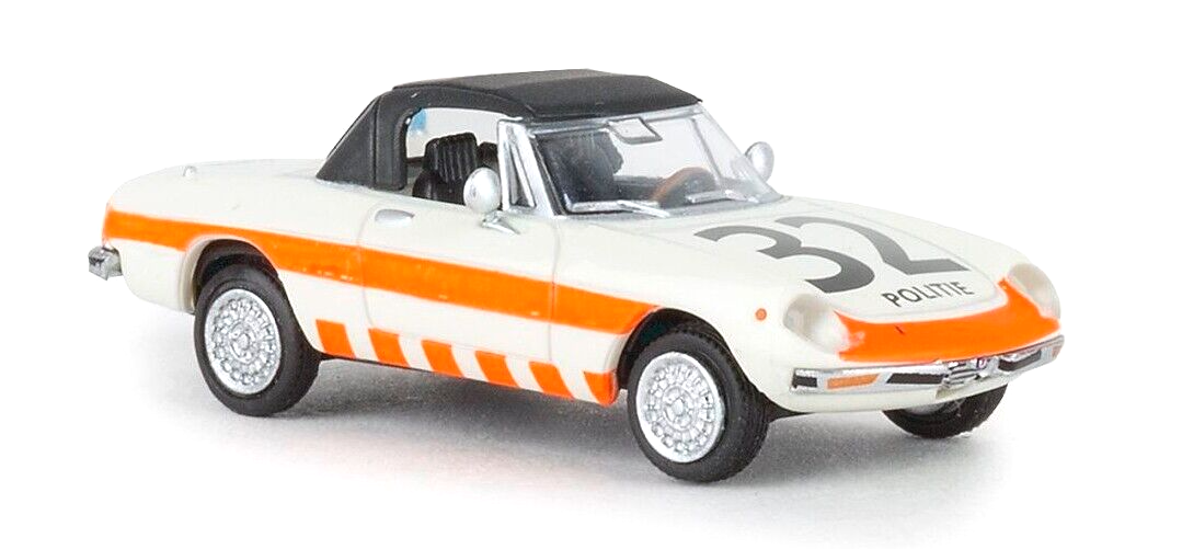 1:87 Scale Brekina 29610 1969 Alfa Romeo Spider 2000 - POLITIE - BNIB